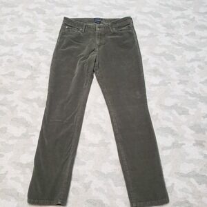 Lucky Brand Pants Womens 10/30 Green Corduroy Pockets Lolita Skinny